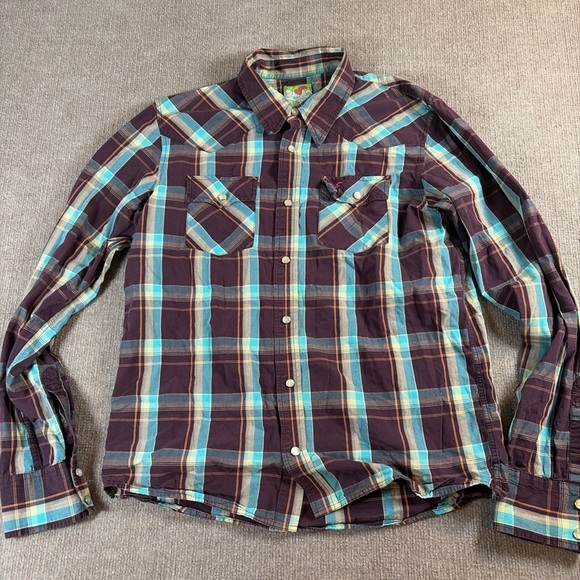 Hollister Other - Men's Plaid Button-Up Shirt 0208